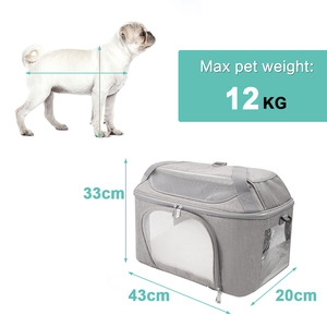 <span class=keywords><strong>Mochila</strong></span> <span class=keywords><strong>para</strong></span> <span class=keywords><strong>Perros</strong></span>, Bolsa de Transporte Transpirable <span class=keywords><strong>para</strong></span> Mascotas, Bolsa de Transporte Aprobada por Aerolíneas <span class=keywords><strong>para</strong></span> <span class=keywords><strong>Perros</strong></span> <span class=keywords><strong>Pequeños</strong></span> y Gatos - Product Image 6