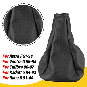 Opel Car Gear <b>Knob</b> Black Leather <b>Shift</b> Boot For Astra F Vectra A Manual Transmission Cover - Product Image 2