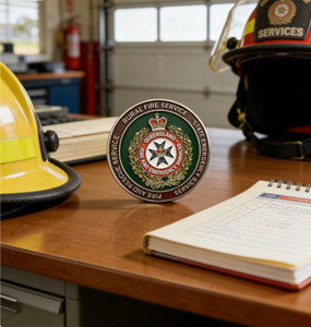 Moneda Conmemorativa Personalizada <span class=keywords><strong>de</strong></span> Servicio <span class=keywords><strong>de</strong></span> Bomberos al por Mayor <span class=keywords><strong>de</strong></span> Fábrica |   Moneda Conmemorativa <span class=keywords><strong>de</strong></span> Bomberos Esmaltada con Diseño y Logotipo Personalizados Gratis - Product Image 2