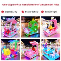 Nouvelle Voiture Électrique de Divertissement pour Adultes Le Bar Car, à Rotation à 360 Degrés, pour un Jeu Ludique Parent-Enfant Lumineux