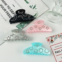 Pince à Cheveux Coréenne Mignonne à Pois, Vente en Gros Usine, Logo Personnalisé, Accessoire pour Chignon Femme