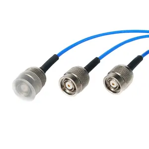 RP-TNC Nam để SMA nam 90 độ RF cáp đồng trục 50 ohm rg405 mất thấp cáp mở rộng