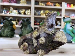 Jardinage Extérieur Résine Artisanat Vivid Simulé Lézard <span class=keywords><strong>Caméléon</strong></span> Animal Jardin Cour Résine Artisanat Cartoon Vente en gros Ornement unique - Product Image 3
