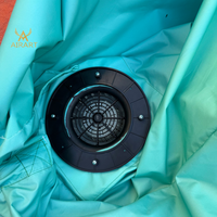Arche gonflable personnalisée pour événements sportifs avec souffleur d'air continu, arche gonflable facile à installer pour activités scolaires et sponsorisées