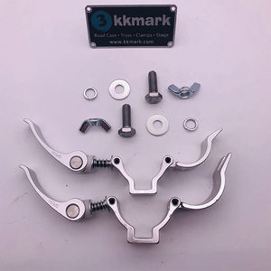 Pince de suspension à dégagement rapide <span class=keywords><strong>MINI</strong></span> 360 QR argentée, charge 100 kg, pour éclairages de scène, pince de suspension à dégagement rapide de 2 pouces, <span class=keywords><strong>MINI</strong></span> 360 QR BK - Product Image 4