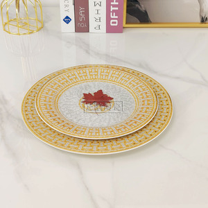 Vaisselle en céramique japonaise et coréenne moderne, créative et écologique, plats de pâtes occidentaux pour la maison, les hôtels et les fêtes, design irrégulier - Product Image 5