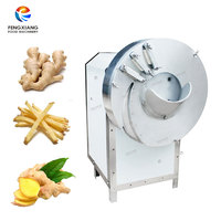 Machine à couper le gingembre, la carotte et la pomme de terre, capacité 150-250 kg/h, fournie directement par l'usine, pour hacher et trancher.