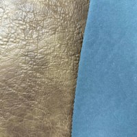 Tissu en cuir PU froissé robuste couleur olive, 1,1 mm, pour vêtements, manteaux, uniformes, extérieur, 138 cm, tissu en cuir hydrofuge