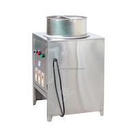 Machine à éplucher l'ail industrielle automatique à pression d'air 30 kg/h, petite éplucheuse d'ail à sec, équipement de dépeluchage d'ail à petite échelle