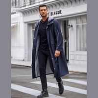 Imperméable respirant personnalisé pour homme, imperméable de haute qualité, durable, imperméable d'hiver avec poches