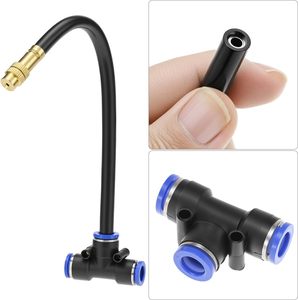 Schnellanschluss-Messing-Nebeldüse mit T-Stück für 8mm Schlauch, 360° Verstellbar, Energieeffizient, Einfache Installation - Product Image 2