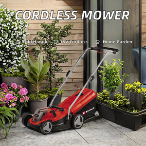 Cortacésped con cable Einhell GE-CM 18/33 Li-Solo, con batería de 18V y mango plegable, para uso doméstico (94691714735) - Product Image 2