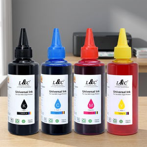 Encre de recharge numérique premium L&C Factory Wholesale 100 ml pour imprimantes universelles HP 4 couleurs - Product Image 3