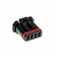 Boîtier de connecteur étanche femelle 4 broches 2,5 mm JAE MX19004S51, série MX19, pour faisceau de câbles de rétroviseur automobile