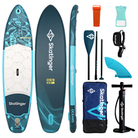 Planche à pagaie gonflable Drop Stitch de nouvelle conception en gros - Couleur/taille personnalisable pour les lacs et les rivières