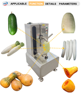 Winterkalebas & Meloen Schilmachine Fruit & Groente Watermeloen Dunschiller Efficiënte Fruit-En Groenteschilmachine