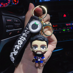 Hot Bán Dễ Thương Phim Hoạt Hình <span class=keywords><strong>3D</strong></span> Cao Su Thân Thiện Với Môi Không-Độc Hại Móc Chìa Khóa Chuỗi <span class=keywords><strong>Spiderman</strong></span> Siêu Hoạt Hình Móc Khóa - Product Image 4