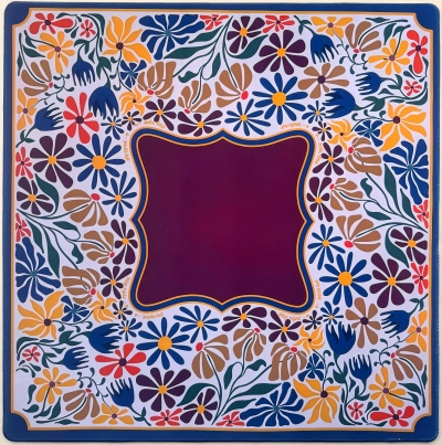 Multicolor Folk Floral