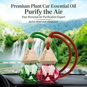 Profumatore per <span class=keywords><strong>Auto</strong></span> in Vetro da Appendere con Olio Essenziale, Aromaterapia, Rimozione Odori e Sterilizzazione - Product Image 4