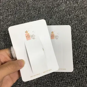 Ecológico personalizado troquelado pendientes tarjetas pendientes papel de embalaje etiqueta privada titular respaldo joyería tarjetas de exhibición
