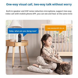 Mini Cámaras de Seguridad Inalámbricas <span class=keywords><strong>para</strong></span> Interiores, Alta Definición 3MP, Aplicación <span class=keywords><strong>V380</strong></span> <span class=keywords><strong>Pro</strong></span>, Monitoreo Remoto por Teléfono <span class=keywords><strong>Android</strong></span>/iOS, Cámara Inteligente WiFi - Product Image 3