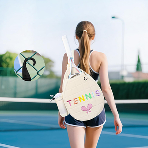 Mochila Cruzada Impermeable de 25L para Tenis y Pickleball para Mujer, con Bolsillos para Pelotas con Separación Seco-Húmedo y Protección Antirrobo - Product Image 5