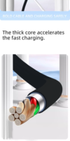 Câble USB-C vers Lightning en Cuivre Pur de Qualité Supérieure : Gaine en Silicone, Personnalisable pour les Systèmes Apple et Stock Disponible en Magasin