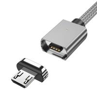 Uslion — câble usb magnétique 3a 3 en 1, charge rapide, en nylon tressé