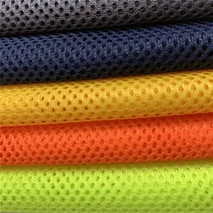 100% Polyester Warp Knitting Mesh Stoff für Sport bekleidung Futter/Taschen/Hut/Schuhe