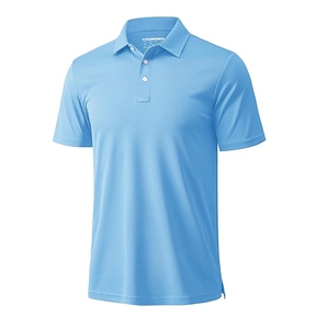 Polo Homme Personnalisé avec Logo OEM, Manches Courtes, Respirant, Fentes Latérales, Couleur Unie, Idéal pour le Golf, le Tennis et les Activités Sportives en Extérieur – Vente Flash - Product Image 1