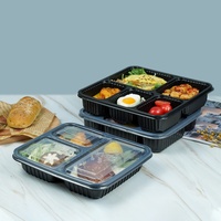 Boîtes à lunch en plastique PP personnalisées en gros, écologiques, étanches, compatibles micro-ondes et congélateur, de qualité alimentaire, 1-3L