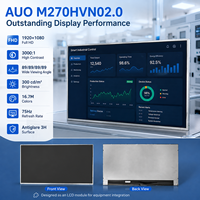 Panel LCD M270HVN02.0 27 Inci FHD 1920x1080 300 Nits AMVA LVDS TFT Modul LCD untuk Peralatan Tampilan Industri
