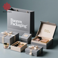 Baoren pabrik profesional Pembersih Wajah kosmetik hadiah kotak Roller Make-up kemasan kotak Mailer kosmetik magnetik murah