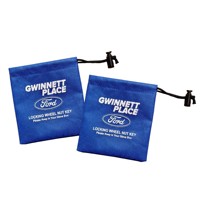 Pochette à cordon personnalisable avec logo pour fournitures d'atelier automobile, avec cordon à ressort, sac de rangement pour clés de roue de voiture