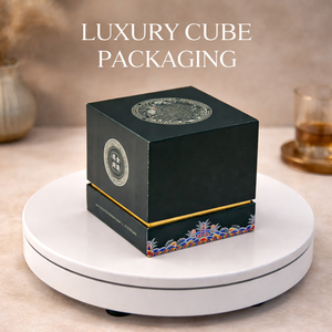 กล่องบรรจุภัณฑ์แบบแข็งทรงลูกบาศก์พร้อมช่องใส่ของ  บรรจุภัณฑ์หรูหราสำหรับผลิตภัณฑ์ดูแ<span class=keywords><strong>ล</strong></span>ผิวแ<span class=keywords><strong>ล</strong></span>ะสุขภาพ - Product Image 2