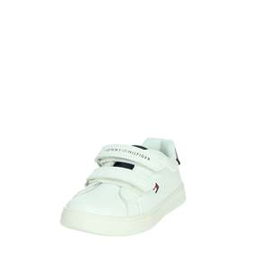 Sneakers Tommy Hilfiger per Bambini Bianche e Blu con Chiusura in Velcro Scarpe Casual - Product Image 6
