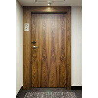 Portes de chambre en bois massif de style simple, portes intérieures contemporaines pour maisons modernes