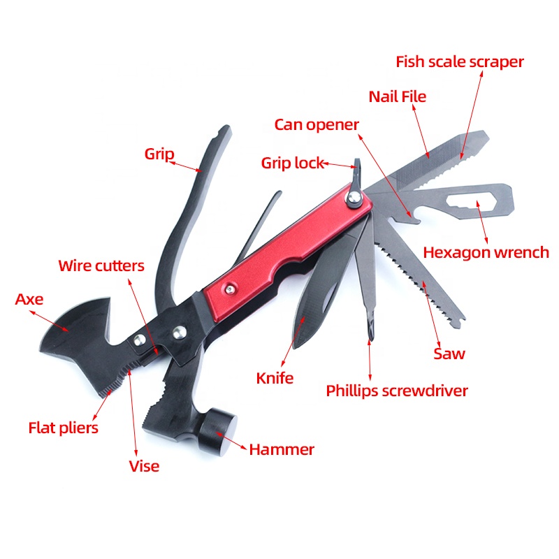 ハンマーアックスサバイバルアックスマルチツールサバイバル