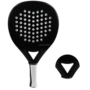 Racchetta da <span class=keywords><strong>Padel</strong></span> Premium in Fibra di Carbonio 3K Twill |   Design professionale con testa rotonda per un controllo ottimale |   Supporto OEM/ODM - Product Image 4