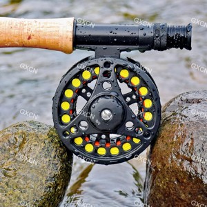 Moulinet de pêche à la mouche en aluminium moulé sous pression noir mat sur mesure pour 7/8wt pour la pêche en lac et en rivière avec option de logo personnalisé - Product Image 6