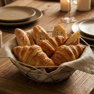 Durable Wire Fruit Bowl Metal Design for Kitchen Counter Organizer Bread Fruit and <strong>Vegetable</strong> <strong>Storage</strong> - Product Image 4