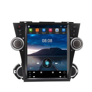 Lelv 12,1 pulgadas 4 + 64GB unidad principal estéreo coche Radio para Toyota Highlander 2009 2010 2011 2012 2013 <span class=keywords><strong>Android</strong></span> 13 reproductor de coche - Product Image 1