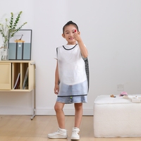 Tablier de protection personnalisé avec logo, imperméable, pour jardin, école, peinture, cuisine, chef, résistant à l'huile, pour enfant, enfants, jeunes enfants