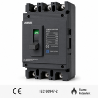 MCCB 2 Pole 125A 250A AC 400V DC 500V Pemutus Sirkuit Bersertifikat CE untuk Penyimpanan Baterai PV Surya Industri Tahan Api