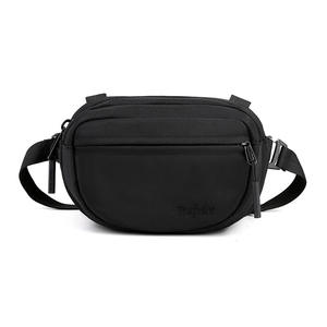 Moodin Men's Chest <b>Bag</b> Nylon <b>Large</b> Capacity Waterproof Solid Color <b>Black</b> Gray Dark Blue Everyday Outfits Fall 2024 - Product Image 3