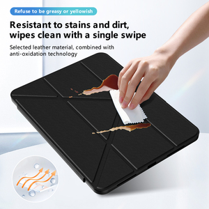 Funda de Cuero con Soporte Plegable en Y para <span class=keywords><strong>iPad</strong></span> Air Pro 5 <span class=keywords><strong>6</strong></span> <span class=keywords><strong>7</strong></span> 8 <span class=keywords><strong>9</strong></span> 10.ª <span class=keywords><strong>Generación</strong></span>, Entrega Rápida en <span class=keywords><strong>7</strong></span> Días, 10.<span class=keywords><strong>9</strong></span> 11 - Product Image 5