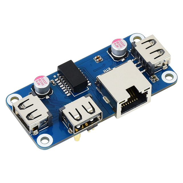 Raspberry Pi Zero 2 W Ethernet USB HUB HAT (B) for Raspberry Pi Series RJ45 USB 2.0 Interface for Raspberry Pi Zero