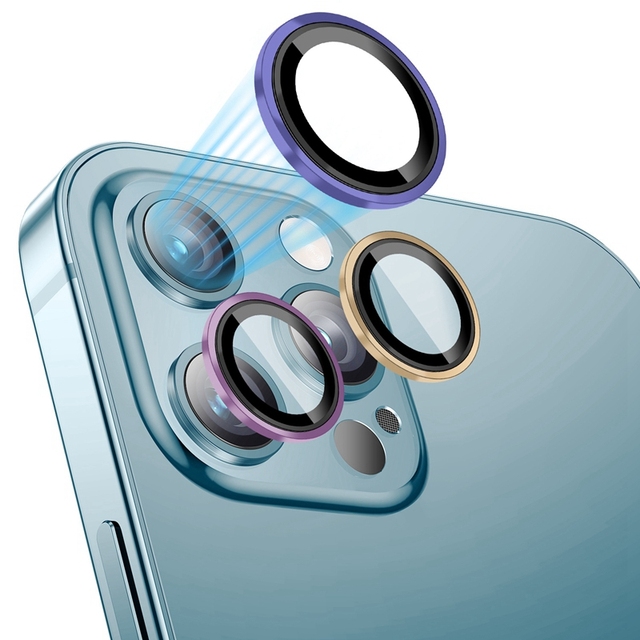 Camera Lens Protector for IPhone 14Pro 14 ProMax Metal Ring Protective Glass for IPhone 11 12 13 Pro Max Mini Camera Lens Glass