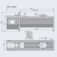 Support de Test de moteur électrique mikrométrique EST-FG2 Vertical et horizontal Machine jauge de force de moteur support de test