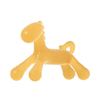 Jouet de dentition écologique pour nouveau-né, forme animale, éducatif pour l'enfance, sans BPA, en silicone, pour bébés de 0 à 24 mois